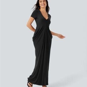 HALARA Black Maxi Dress